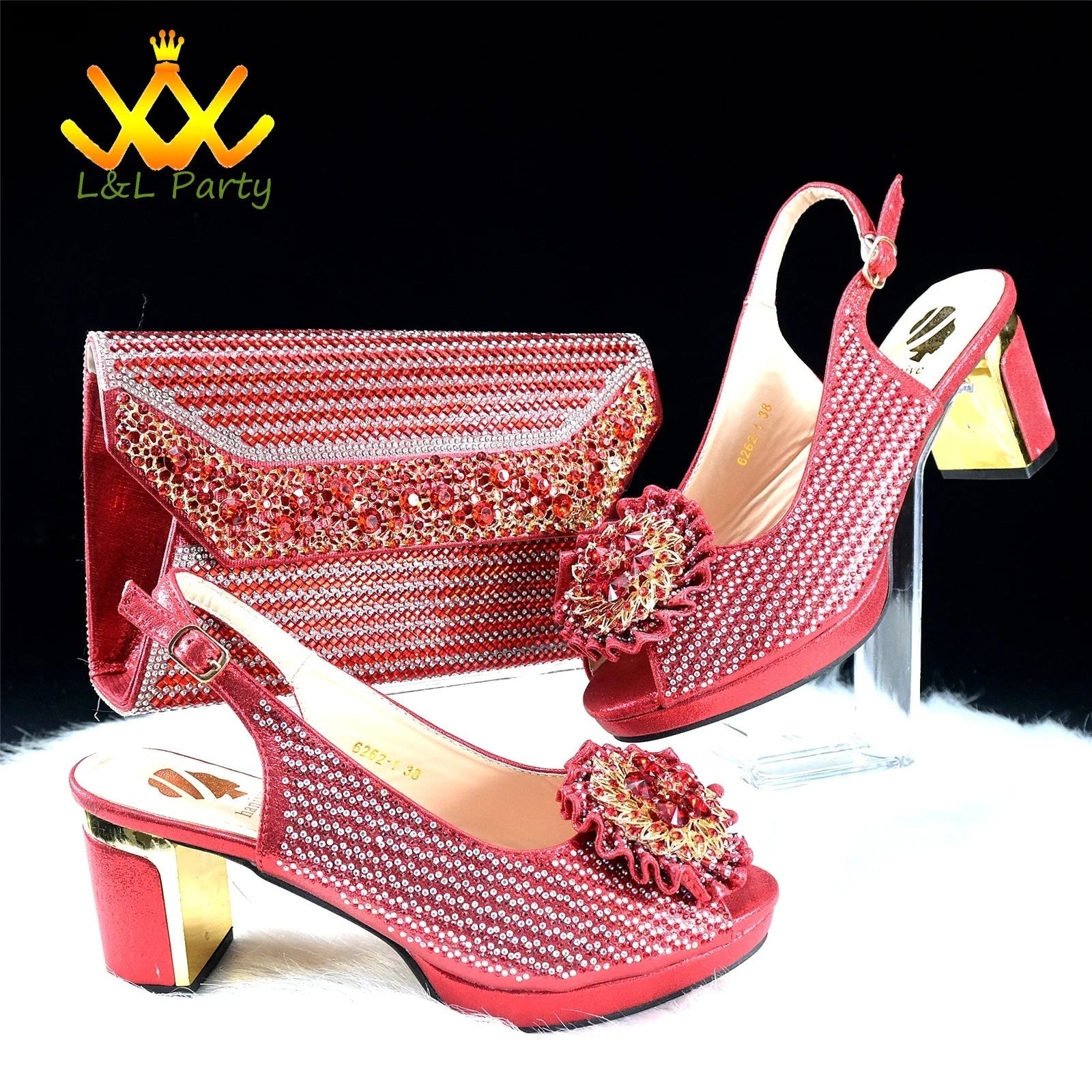 2025 Special New Arrivals Italian Women Shoes and Bag to Match in Green Color