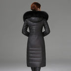 Women's Fashionable Hooded Thick Faux Fur Jacket