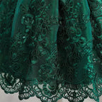 Girls And Toddler Long Sleeve Lace Birthday Tutu Princess Dress