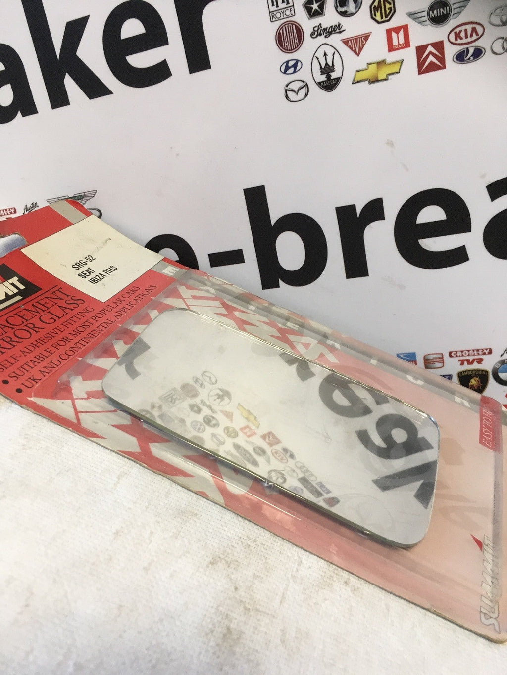 Seat Ibiza Malaga 85-92 Right Side Replacement Door Wing Mirror glass