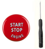 BMW RED Start Stop Engine Switch Button Cover 1 3 4 5 6 7 8 Series