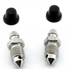 Subaru Impreza WRX STI Brembo Brake Caliper Bleed Screw M10x1 x2 with Dust Caps