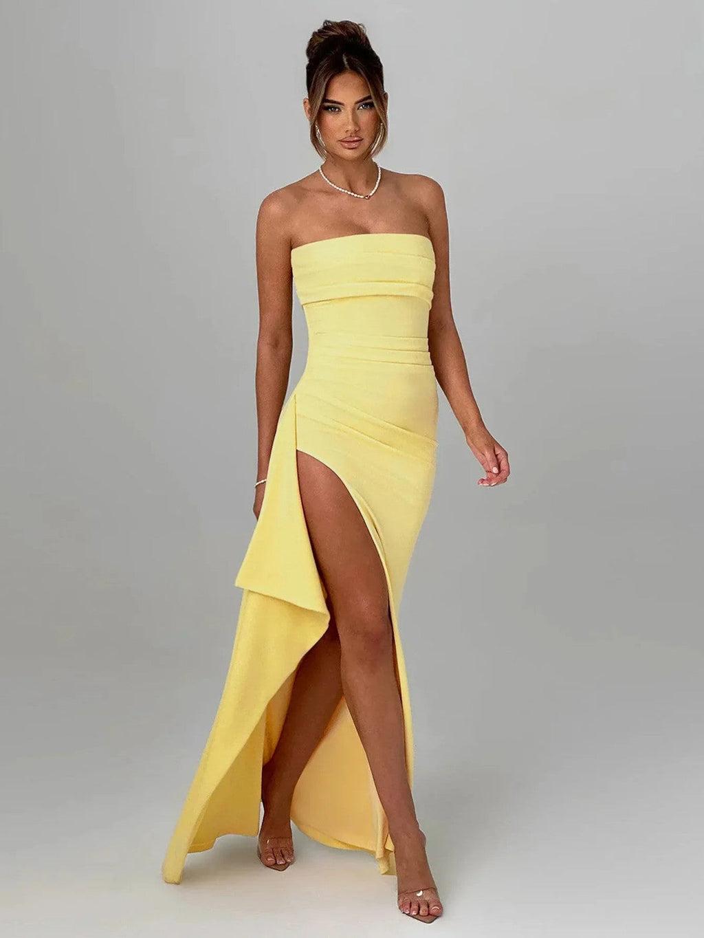 Giyu Sexy Club Evening Party Dresses Women 2025 Summer Slash Neck Backless