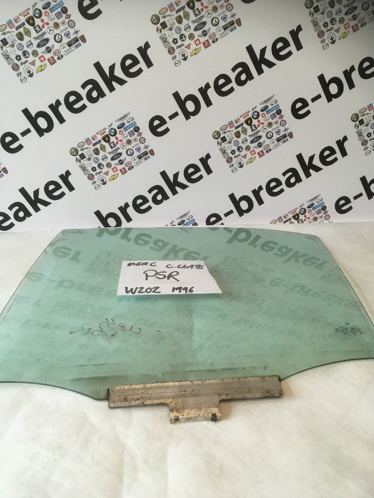 Door Window Glass Rear Left Side From MERCEDES BENZ C CLASS W202
