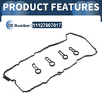 Cam Cover Gasket Set for all BMW N47 2.0D Engines 06 to 13  M.P.N # 11127802604.