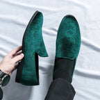 Men's Suede slip-on loafers