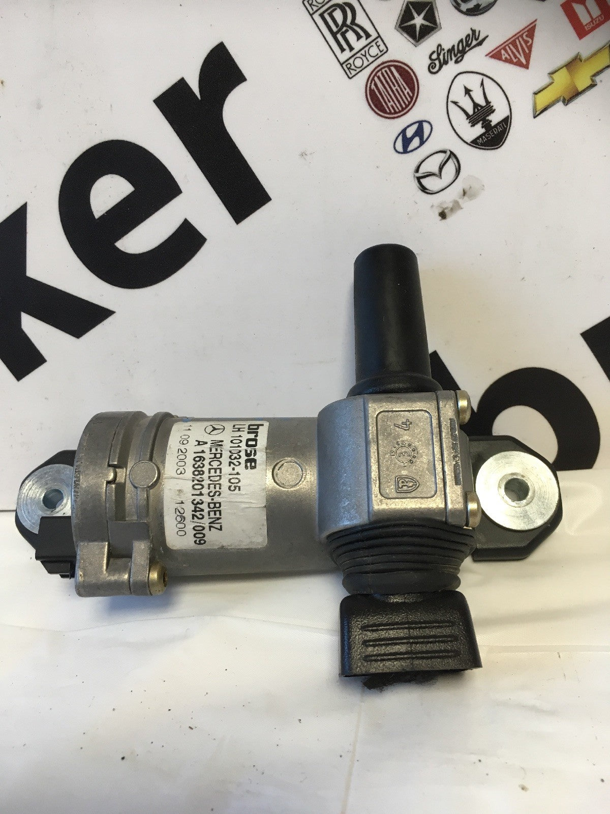 Opening Rear Quarter Left Window Motor 1638201342 From MERCEDES W163
