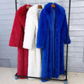 Women's Fashionable Long Fur Coat for Winter