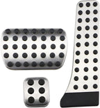 Mercedes AMG Pedals Set 3PCS Stainless Steel Fuel Brake Footrest  A C E SL  CLS