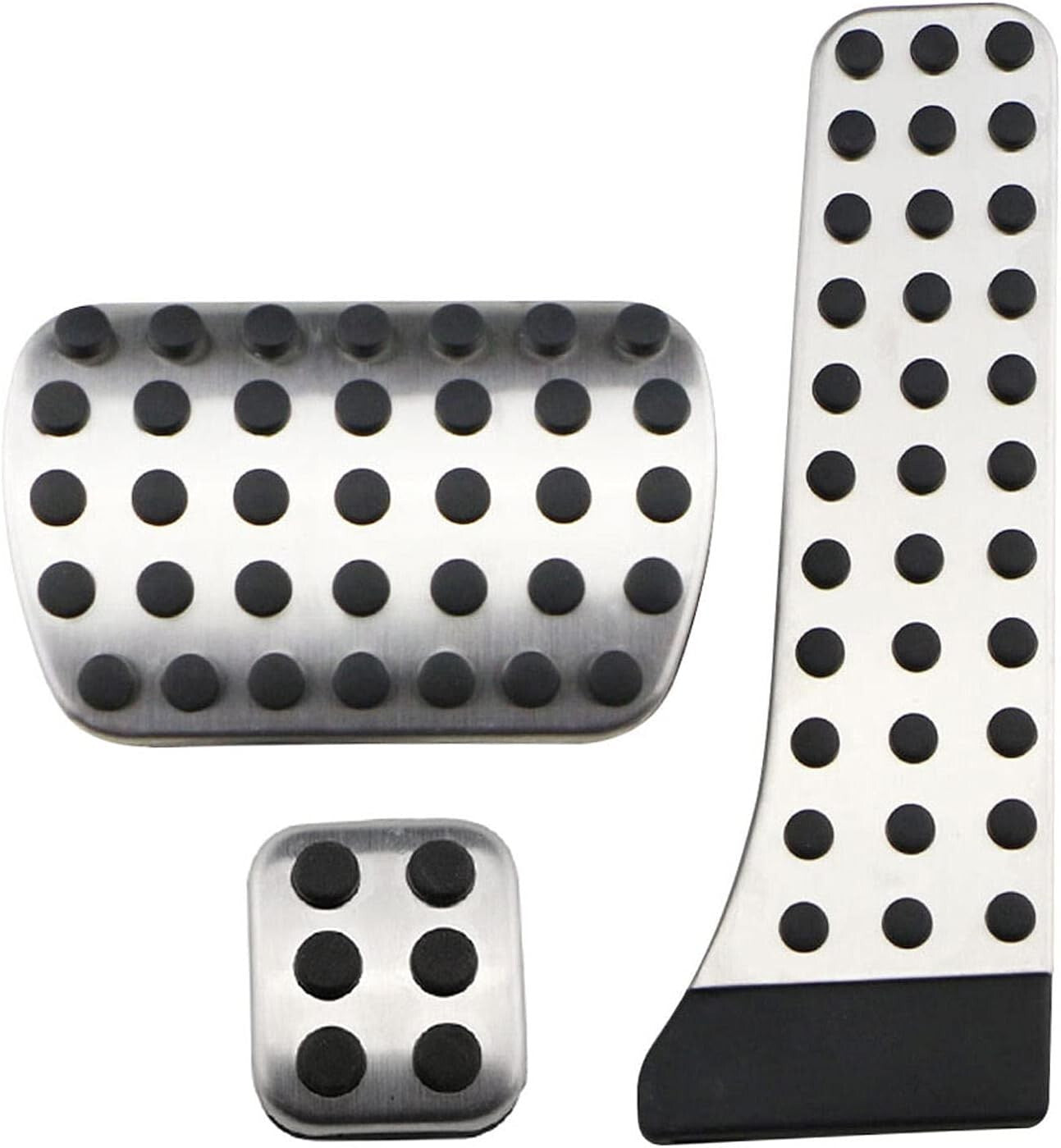 Mercedes AMG Pedals Set 3PCS Stainless Steel Fuel Brake Footrest  A C E SL  CLS
