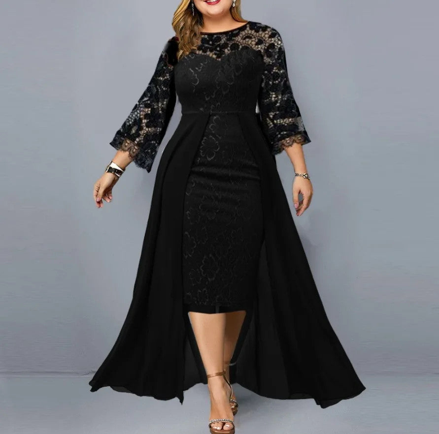 Plus Size Party Dresses for Wedding Guest Women's 2024 Spring Summer Long