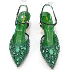 Italian Design Three-Dimensional Women's Bags And Ladies Heel Shoes