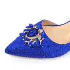 Italian Hollow Design Women's Shoes And Matching Bag