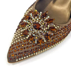 2024 Nigerian Design Evening Party Shoes And Bag Set Lucky Star Bag With