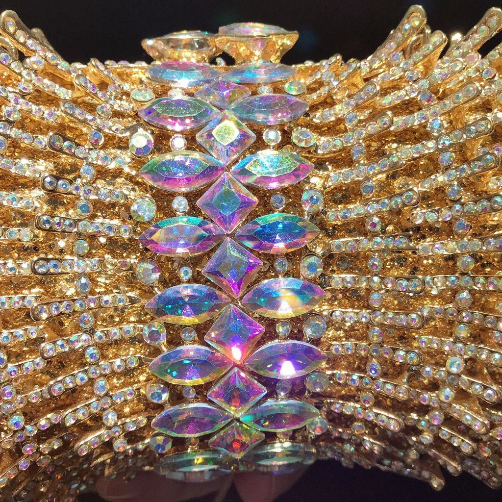 Crystal Women Handbags Luxury Designer Clutch Bags Diamond Handmade Wedding