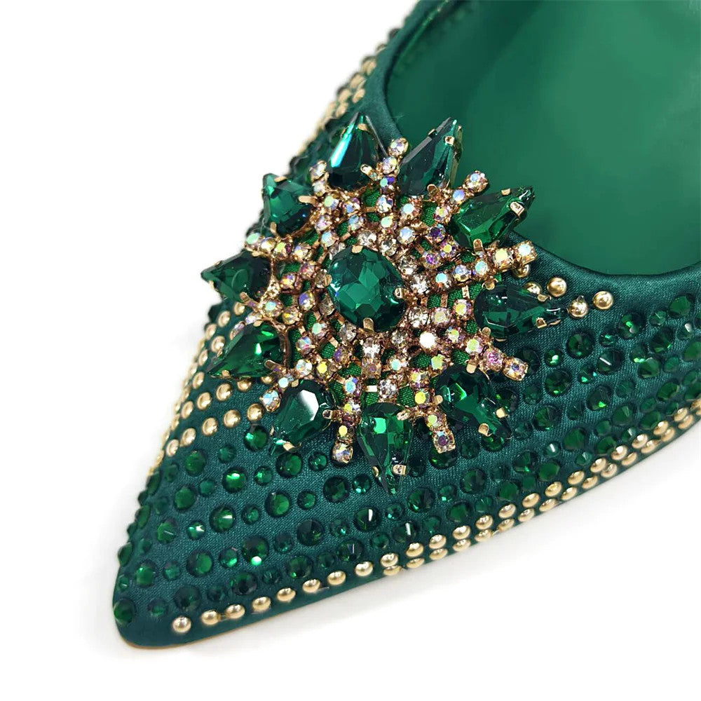 2024 Nigerian Design Evening Party Shoes And Bag Set Lucky Star Bag With