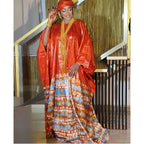 African Dresses For Women Wedding Bride Party Plus Size Traditional Print Riche