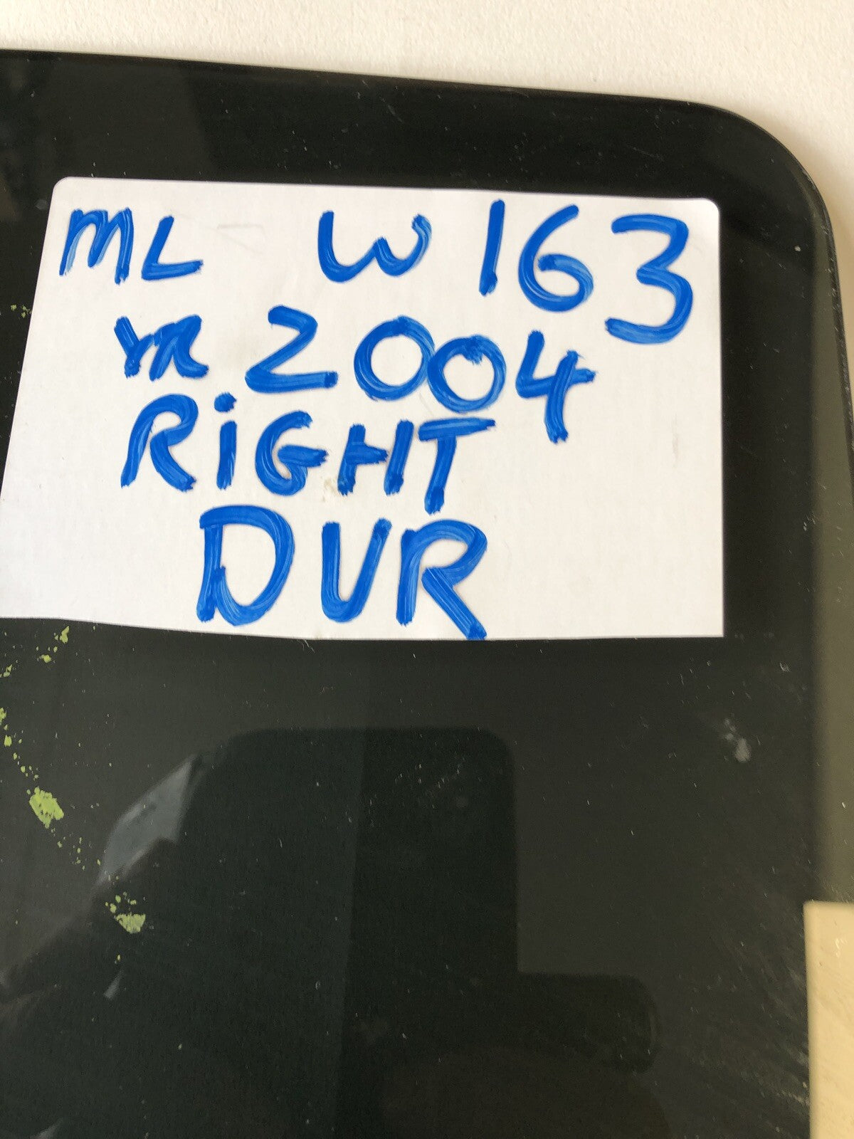 Mercedes Benz ML W163 Right  Rear Door Window Glass