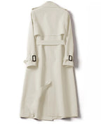 Long Sleeve Trench Coat For Women Office Long Outerwears Jacket