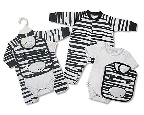 Baby 3pc cotton Zebra set by Nursery Time 0-3 months
