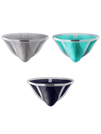 3-pack Men's Low Waist Sexy Narrow Hem Breathable Briefs