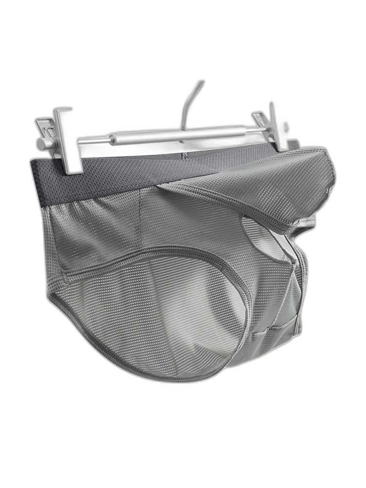 3 Pack Men's Low-Rise Mesh Briefs with Breathable Support & Convenience Fly