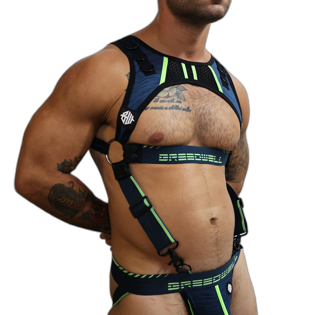 Breedwell Cockpit Tank Harness Neon Green