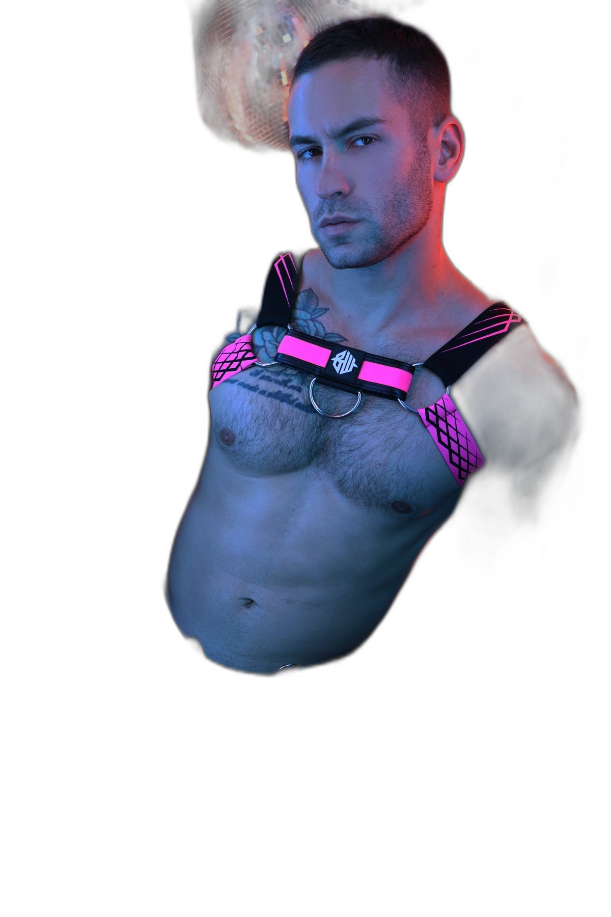 Breedwell Revolution Bulldog Harness Neon Pink
