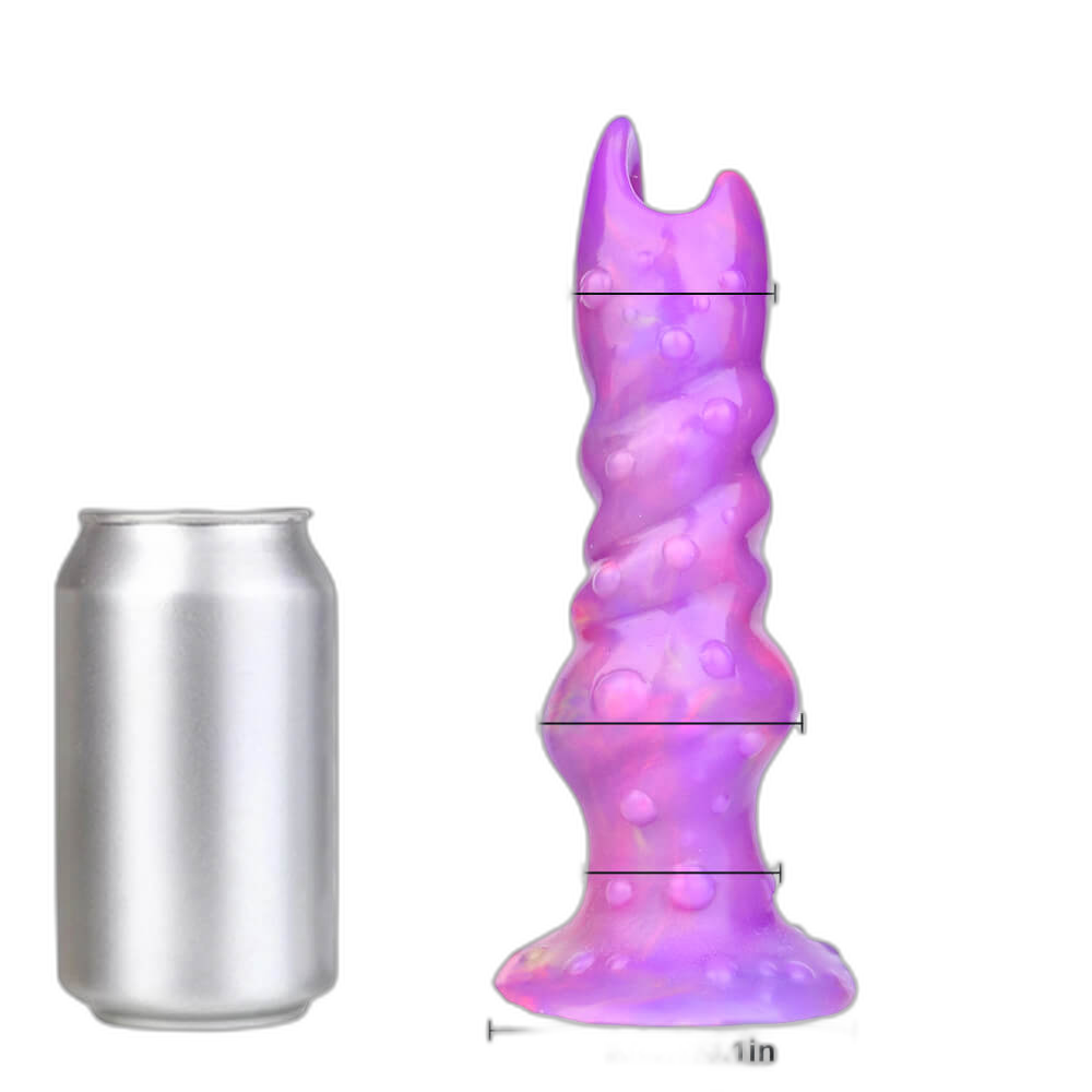 Firefly - 8 Inch Ovipositor Dildo - Glow In The Dark Alien Dildo - Egg Laying Kink
