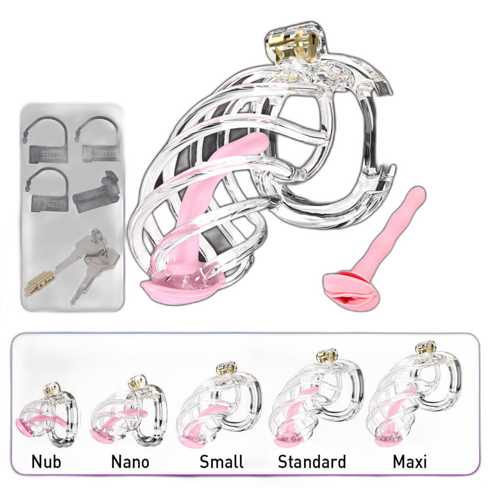 Omazor - Chastity Cage with Belt