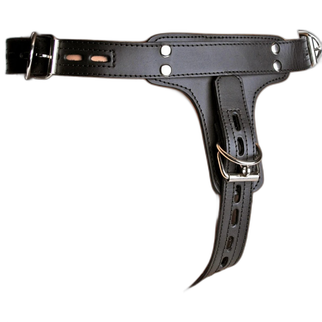 ruff GEAR Leather Locking Chastity Belt
