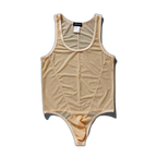 High-Cut Mesh Thong Bodysuit