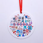 Christmas decoration isolated decorative mask