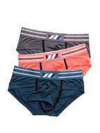 2 Pack Soft Separated Pouch Mens Briefs