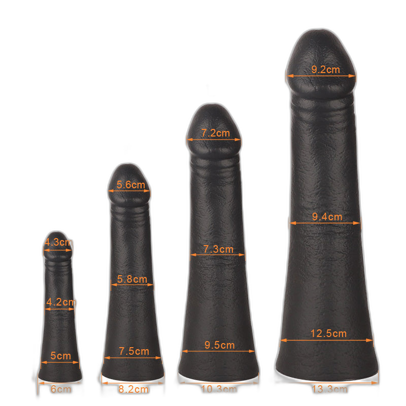 ruff GEAR Silicone DPXL Dildo 7.8 Inch