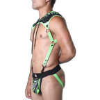 Cell Block 13 Kennel Club Lightning Hoodie Harness | LIme