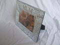 Mum Sentimental Dotty Gold Glitter Mirrored Glass 6" x 4" (15x10cm) Landscape Photo Frame