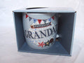 Fantastic Grandad Grandfather Themed Blue Stars & Banners Sentimental Mug with Presentation Box
