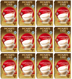 12 x Mokate Gold Prem Cappuccino Unswt 10 Sachets - 140GM