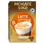 12 x Mokate Gold Latte Caramel 10 Sachets - 140GM