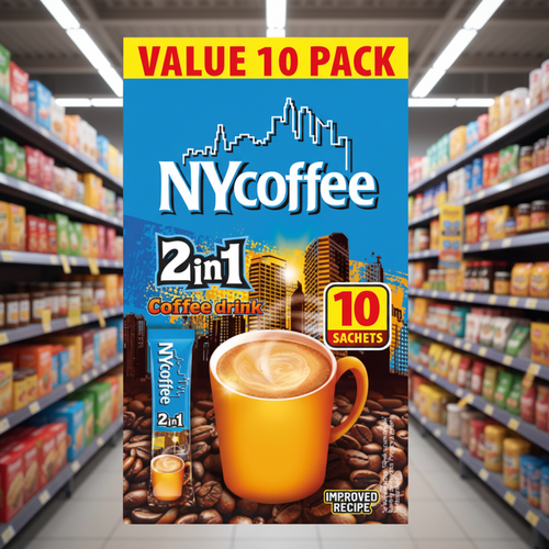 10 x Ny Coffee 2in1  10 Sachets  - 10PK