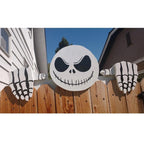 Christmas Themed Fence Garden Top Decoration