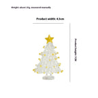 Christmas Gift Colored Glaze Christmas Tree Crafts Small Ornaments