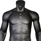 Party Prism Green Rhinestone Harness