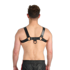Prowler RED Leather Noir Harness Black
