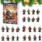 Christmas Countdown Pet Pendant Home Decoration