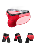 2-Pack Breathable Low Waist U-Convex Semi-Transparent Men's Briefs
