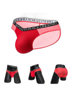 2-Pack Breathable Low Waist U-Convex Semi-Transparent Men's Briefs