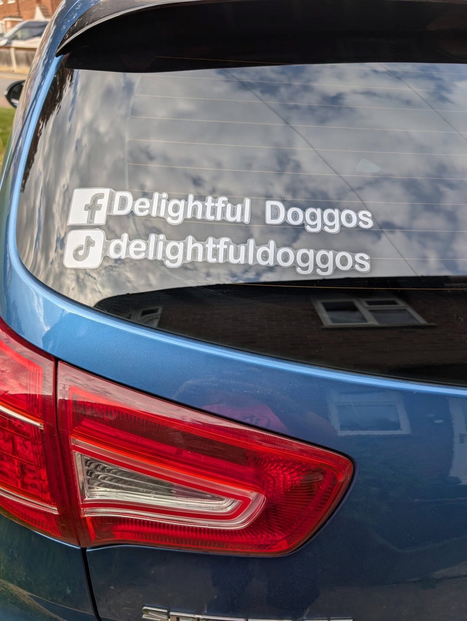 Personalised Car Window Vinyl Decal | Great For Businesses & Pet Social Media