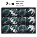 Christmas Ball Decorations Flocking Package Pendant